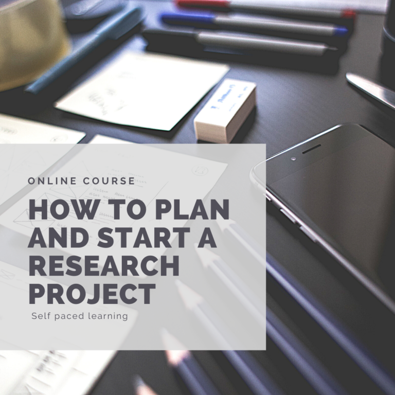 How To Plan And Start A Research Project